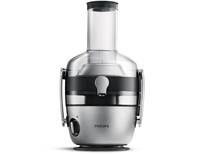 Philips Avance Collection Entsafter, Frischer Saft mit Fruchtfleisch, Sehr großes Loch für Produkte, QuickClean, 1200 W, Kanne Kapazität: 1L, HR1922/21