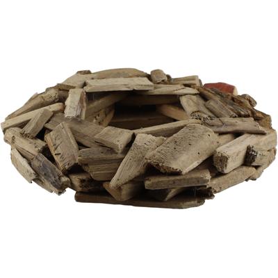 Dekokranz AM DESIGN "Holzkranz mit rustikalem Charme", beige (natur), H:5cm Ø:38cm, Holzwerkstoff, Dekokränze, in natürlicher Optik – ideal für individuelle Dekorationsideen