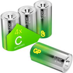 GP Super Baby (C)-Batterie Alkali-Mangan 1.5 V 4 St. GPSUP14A883S4