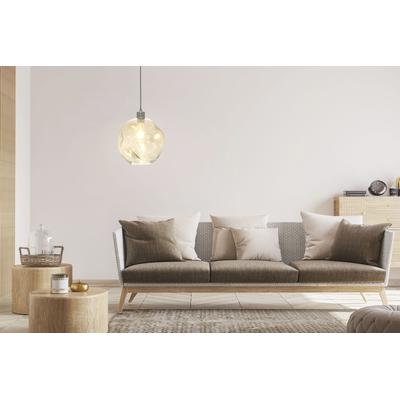 KAYOOM Hängeleuchte "Natalie", beige, Ø 26cm H: 32cm, 1 Stk., Leuchten, handgefertigt, modern, Hängeleuchte