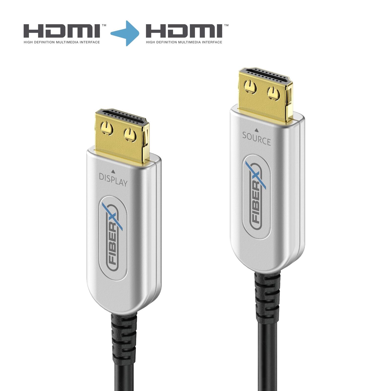 FiberX Serie - HDMI 4K Glasfaser Extender Kabel - 5m FX-I350-005