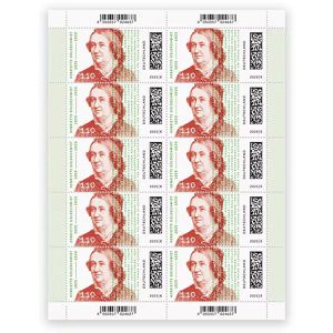 DeutschePost Briefmarken Set, 10 Stück à 1,10 EUR, Henriette Goldschmidt, Kompaktbrief, nassklebend
