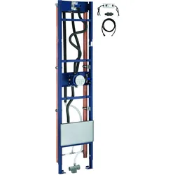 Rapido Duschrahmen Mono Heat Recovery+ 105788, Element für MONO Brausen Unterputz-Installationen, für Brauseninstallationen mit einer Handbrause und einer Mono Kopfbrause, mit System zur Wärmerückgewinnung aus Abwasser, zwei Wärmetauscher