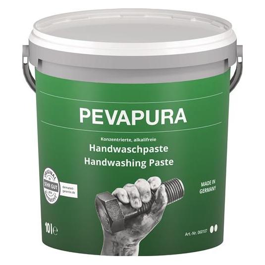 Paul Voorman Handreinigungspaste Pevapura 10 l silikonfrei Eimer PAUL VOORMANN (Handseife Nachfüllpackung, 10000 ml) (060107-IK)