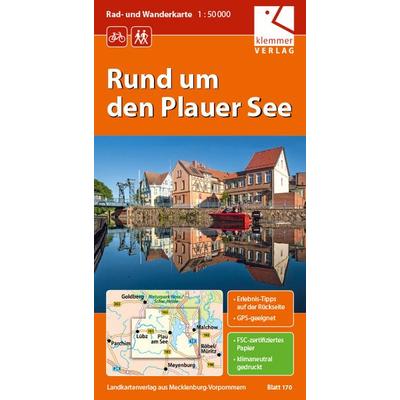 Rad- und Wanderkarte Rund um den Plauer See, Sonstige von , Klemmer-Verlag, 978-3-940175-11-3