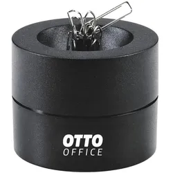 OTTO Office Klammernspender schwarz, 7.3x6x7.3 cm