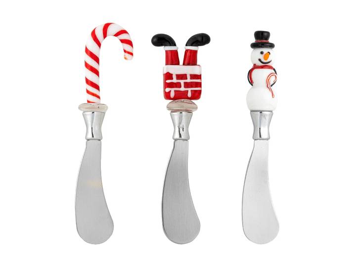 Bloomingville Misa set de couteaux à beurre Rouge, 3 pièces, 16,5 cm