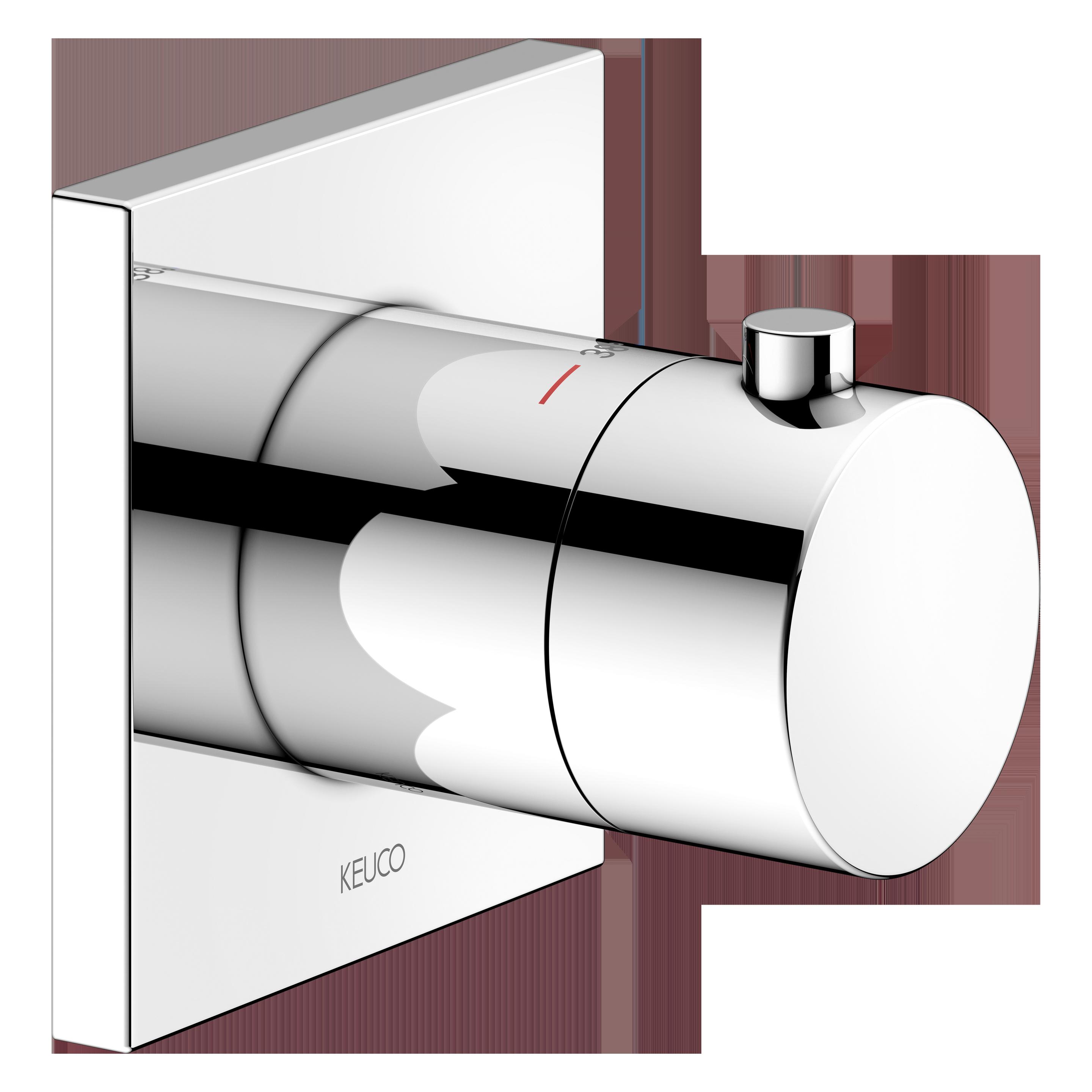 Keuco Thermostatarmatur IXMO UP Rosette eckig vc (59553010002)