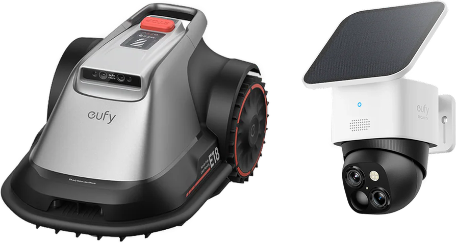 eufy Robot tondeuse E18 + SoloCam S340