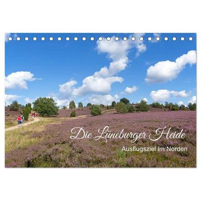 Die Lüneburger Heide - Ausflugsziel im Norden (Tischkalender 2026 DIN A5 quer), CALVENDO Monatskalender