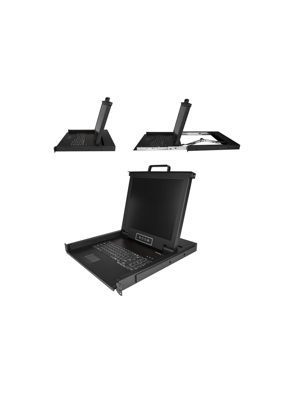 StarTech.com Rackmount KVM Console - Single-Port with 17" LCD Monitor - KVM console - 17"