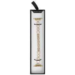 Neue Armbanduhr GlacierX Zirconia Quatrefoil Chain Bracelet Gold für Apple Watch 38/40/41mm gold