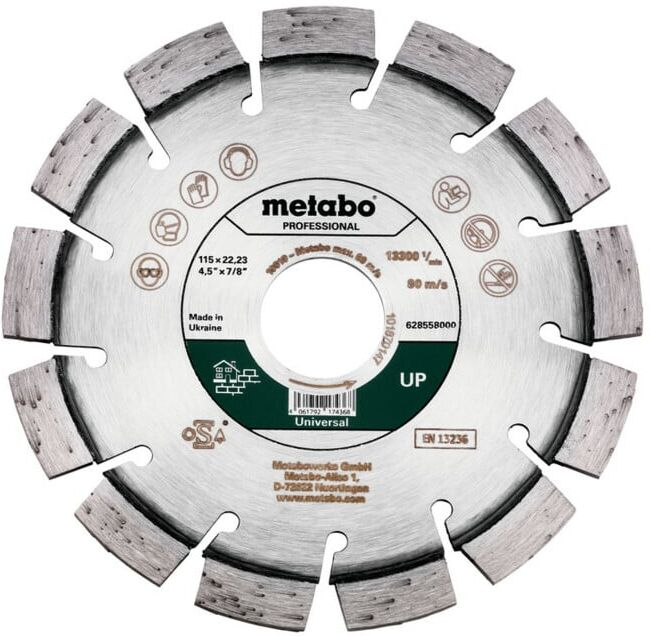 Metabo Disque à tronçonner diamanté 115x22,23mm,