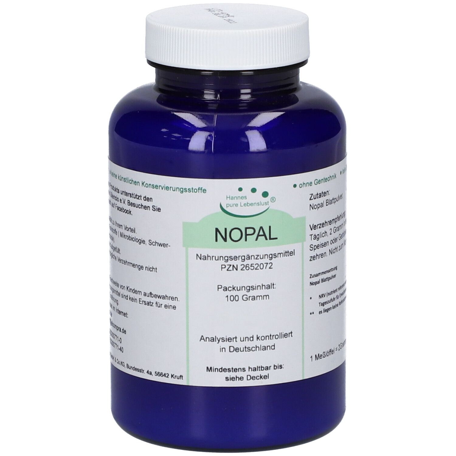 Nopal Kaktus Pulver 100 g