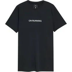 ON Herren T-Shirts/Tanks ku.Arm He/Uni On Run-T, Größe M in Schwarz Schwarz