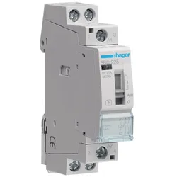 Hager Installationsschütz für Reiheneinbau 25A 2S 230V, Handschaltung - ERC225