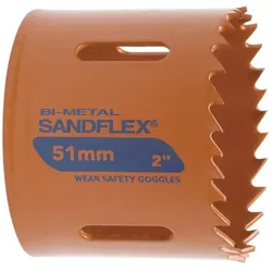Bahco, Lochsäge, Sandflex Bimetall-Lochsäge für Metall/Holzplatten/Kunststoff 64 mm - Kartonverpackung (64 mm)
