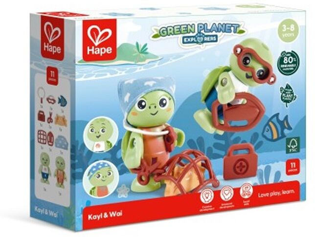 Green Planet Explorers : Missions sauvetage des océans avec Kayl et Wai - Hape