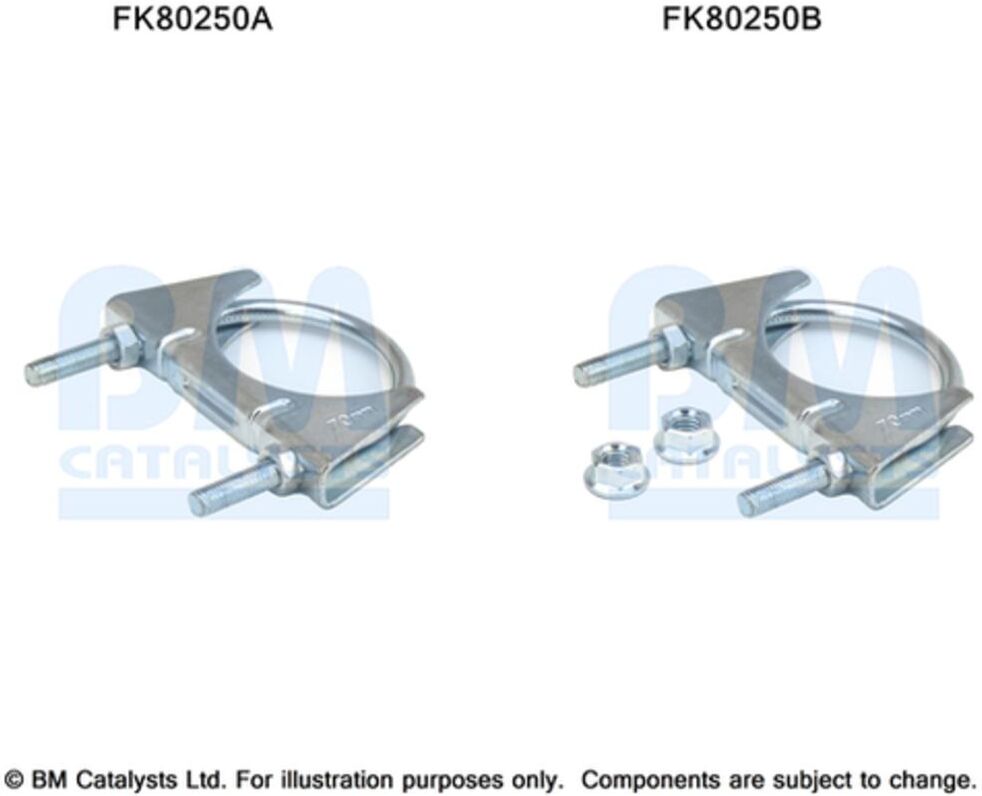 Kit d'assemblage, catalyseur BM CATALYSTS FK80250B