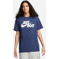 NIKE Sportswear JUST DO IT T-Shirt Herren 410 - midnight navy/white XS