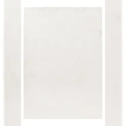 Teppich Flur Einfarbig Pflegeleicht Waschbar Strapazierfähig Wohnzimmer Schlafzimmer Creme 80x150 cm – NECKAR von Kadima Design