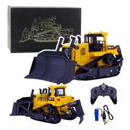 Huina Spychacz Buldożer Koparka Metalowy Model Budowlany 1:50 EDUKAMP (64764497)