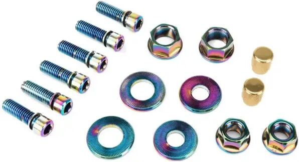 Salt BMX Muttern und Schrauben Set (Rainbow)