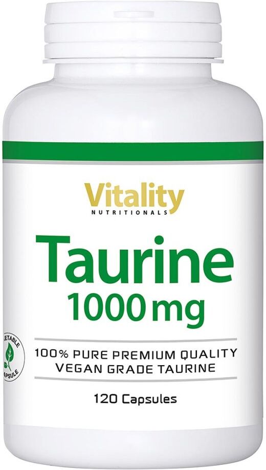 Vitality Nutritionals Taurine 1000mg Kapseln vegan 120stk