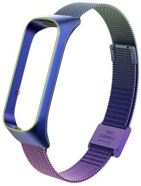 Uplift Picks Samsung Galaxy Fit2 Band Stainless Steel Smartwatch Strap Replacement Metal Wrist Band purple