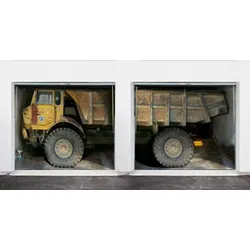 Scheurich Garagentorplane für Mehrfachgaragen Truck links und rechts, für Schwing- und Sektionaltore
