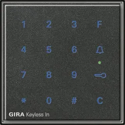Gira Codetastatur Keyless In, anthrazit, 260567