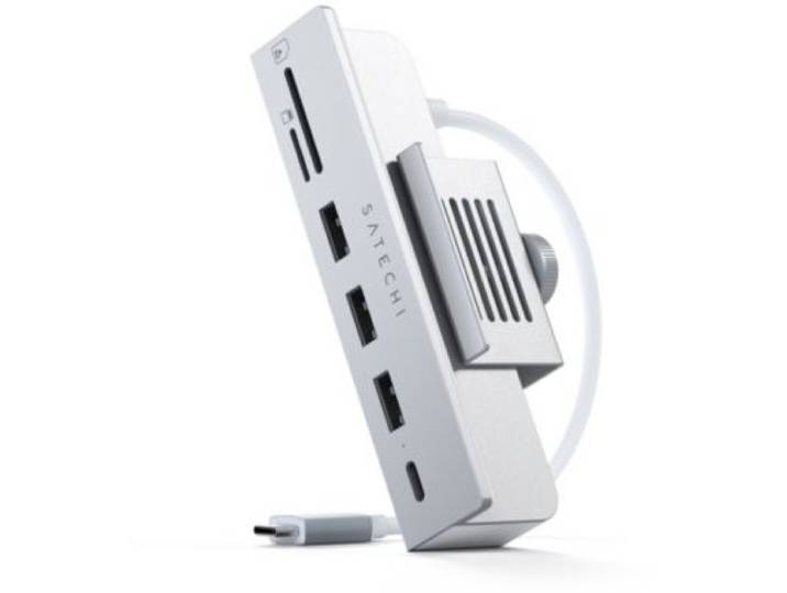 Satechi - Hub Usb C Usb-C/Multiports 6 En 1 Imac 24'' Gris