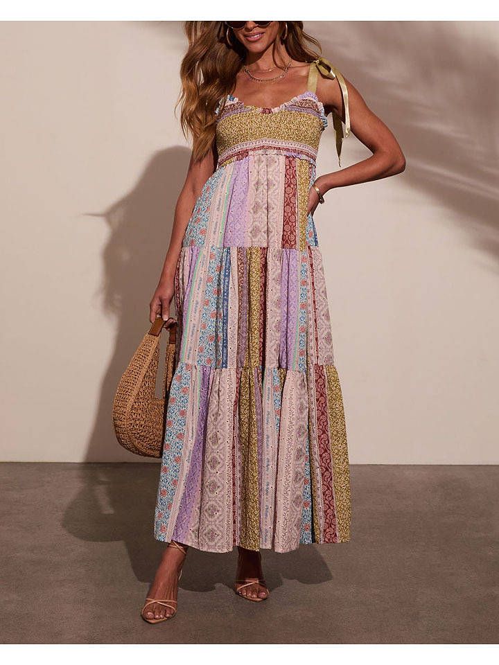Milan Kiss Kleid in Bunt - M