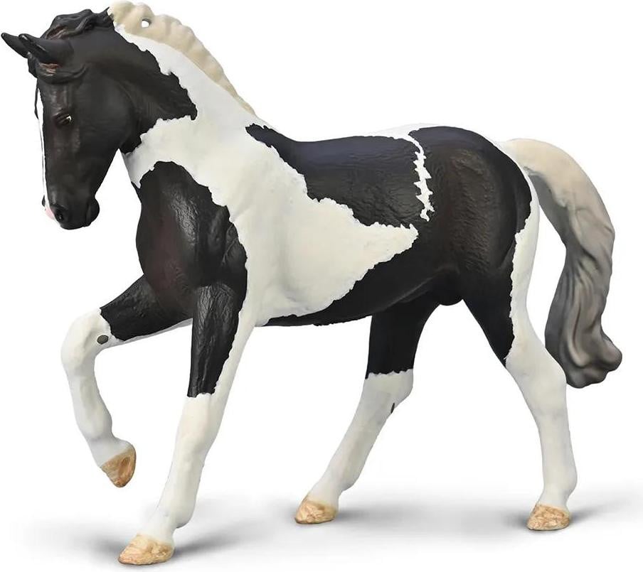 Collecta Tobiano hengst beeldje grijs