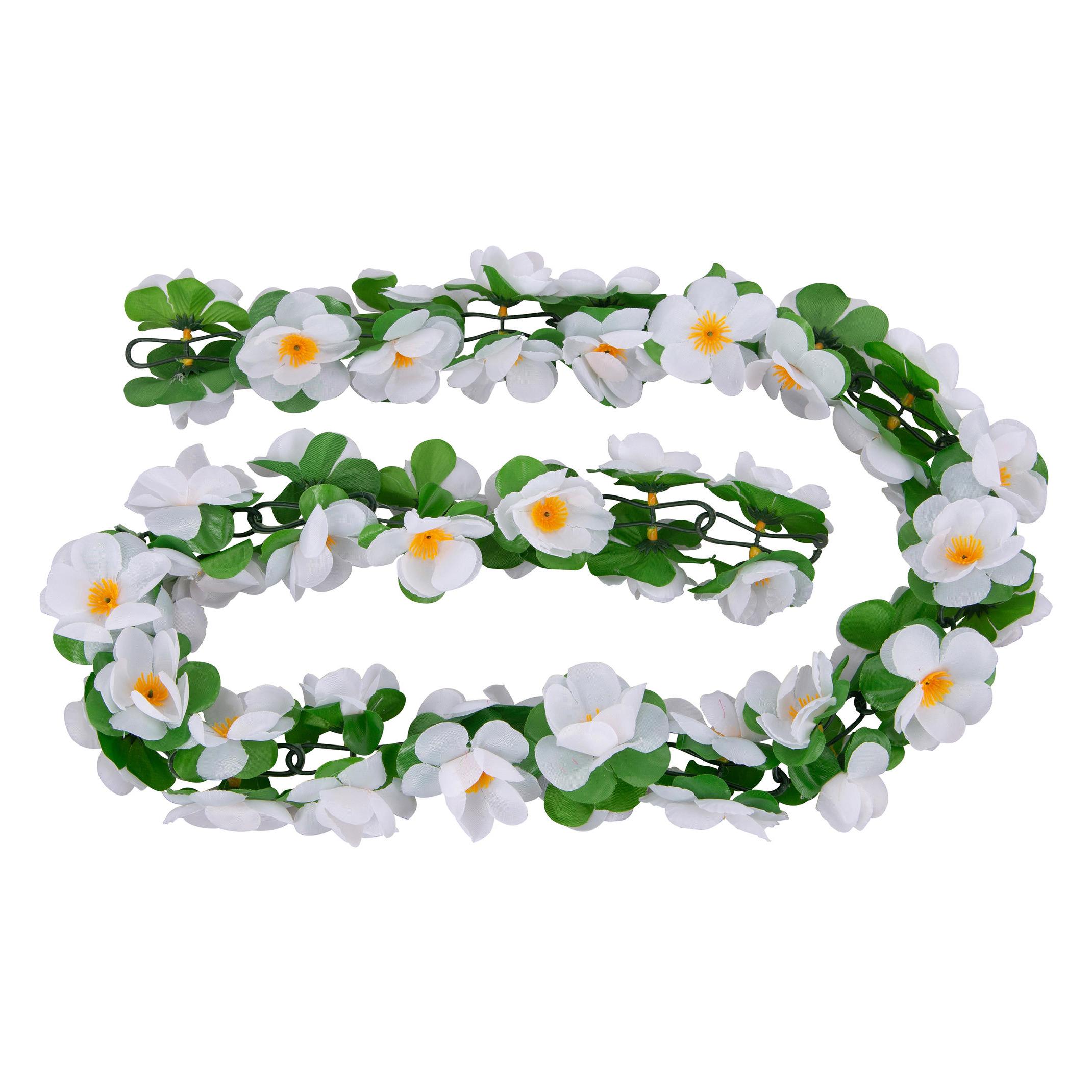 Basil FLOWER GARLAND, Blumengirlande, 170cm, weiss (50182)