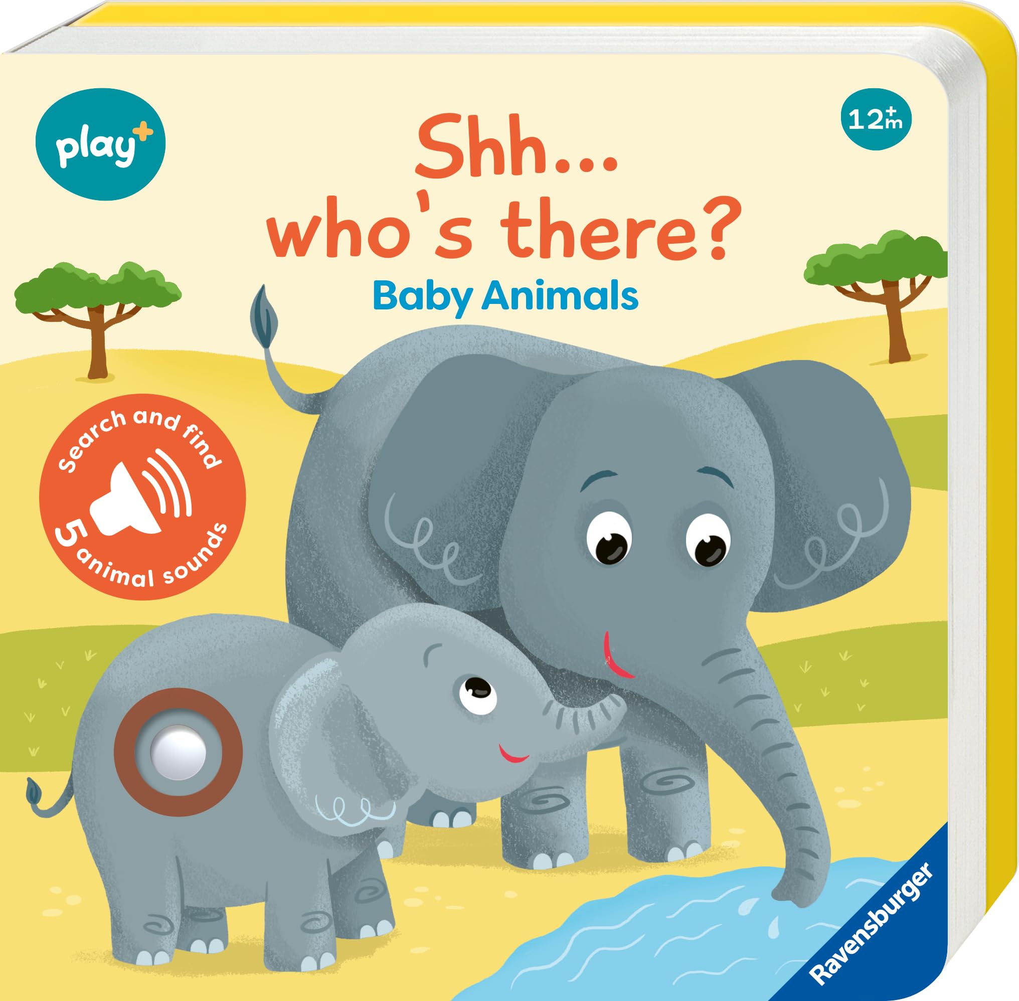 Dynamo Limited - Ravensburger Play+ Shh… Who's there? Baby Animals (My First Seek and Find Sound Book), Baby book 12+ months - Preis vom 30.09.2026 22:30:23 h