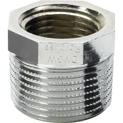 Reduzierstück 3241 1/2x1/4" DVGW, verchromt, mit Mehrkant