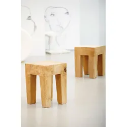 Java Hocker Unikat eckig