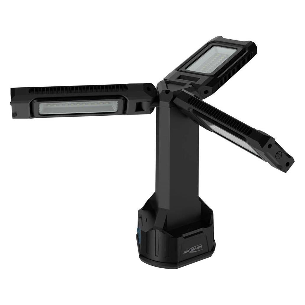 Ansmann Arbeitsleuchte Triohead 7000R inkl. Tripod wiederaufladbar (7000 lm) (1600-0697)