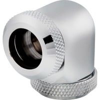 XF Hardline 90° 12mm OD Fitting Twin Pack, Verbindung chrom, kompatibel mit 12 mm OD-Hardline Tubing