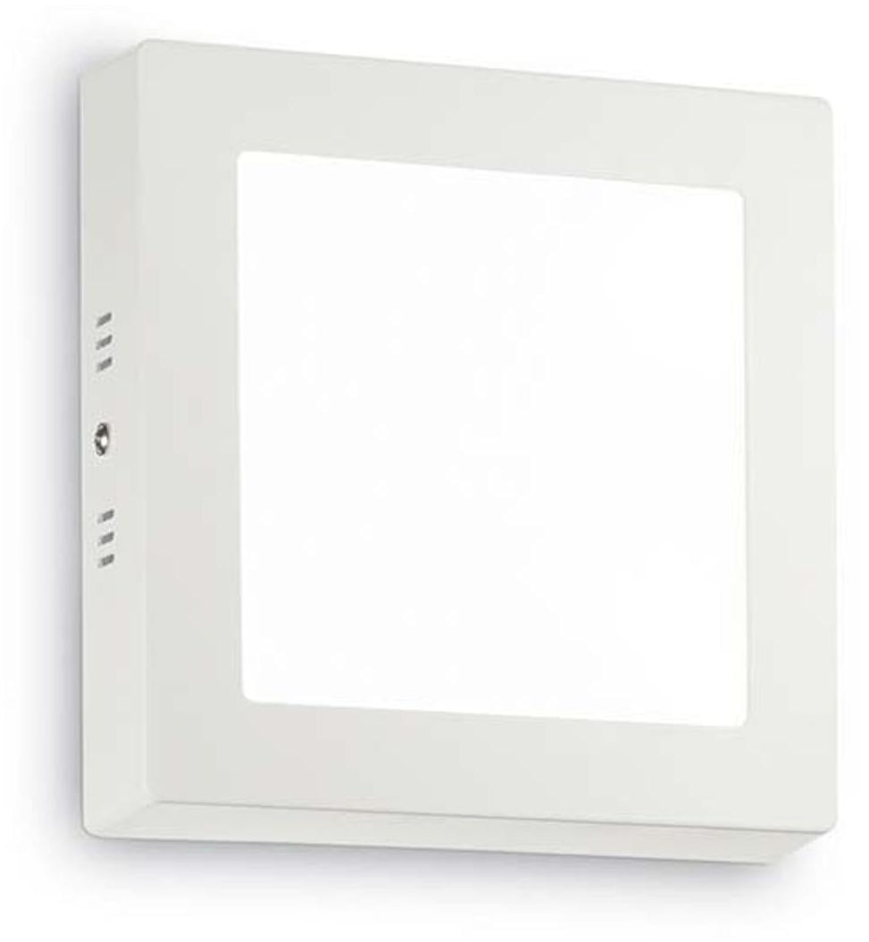 IdealLux Moderne vierkante wandlamp wit LED 13,5W 3000K diameter 17 cm