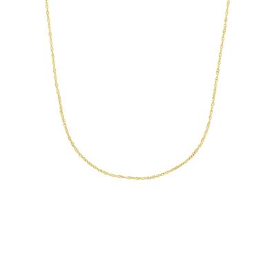 Collierkettchen AMOR "Classics, Singapurkettengliederung", gold (gelbgoldfarben), Halsketten, Damen, Gelbgold 585, L: 42, Made in Germany