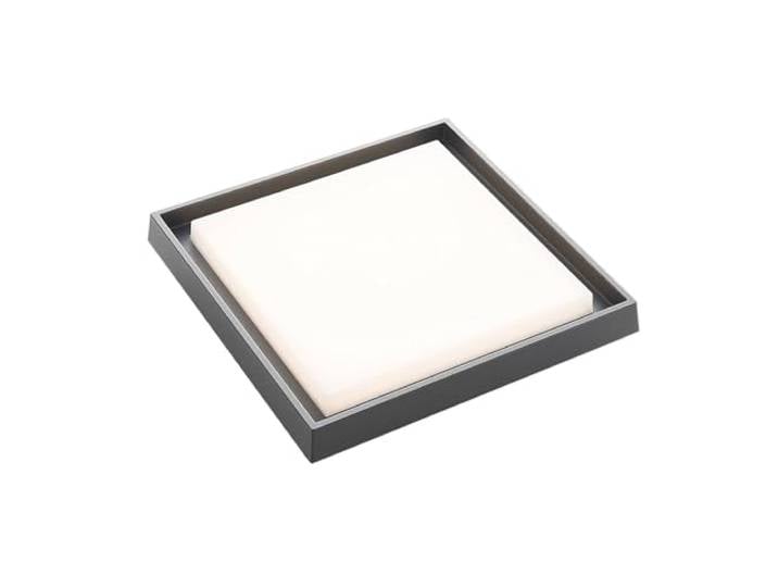 LED Plafonnier extérieur Birta (Moderne) en Gris Aluminium\, Luminaire d’extérieur pour le jardin la terrasse balcon & maison plafonnier