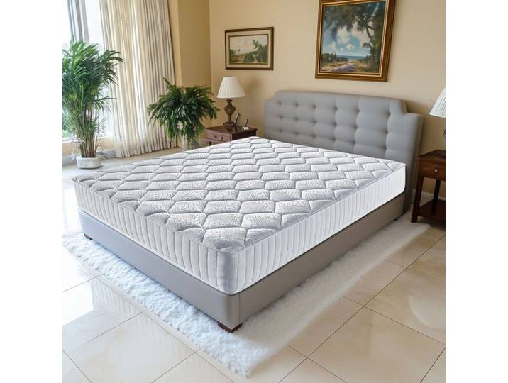 Matelas - Marie - 140x190 cm - Ressorts Ensachés - Mousse Haute Résilience - Anti-acarien