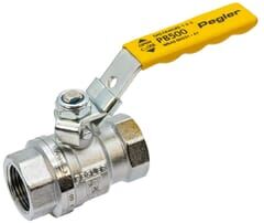 Pegler PB500 3/4 Gas Ball Valve Full Bore BSP – Yellow Lever