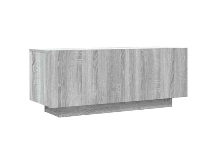 LMTYOENFG TV-Schrank Grau Sonoma 100x35x40 cm Lowboard aus Holzwerkstoff Zwei flexible Fernsehtische fürs Wohnzimmer mit Fächern hinter Türen für stets ordentliche Aufbewahrung im Heim.