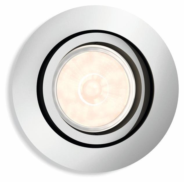 Philips myLiving Donegal Inbouwspot, Rond, LED, GU10, Chroom