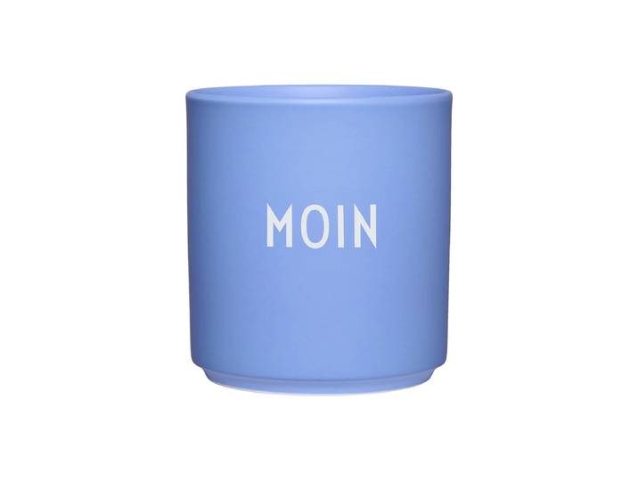 Design Letters - AJ Favourite Porzellan Becher, Moin / sky blue