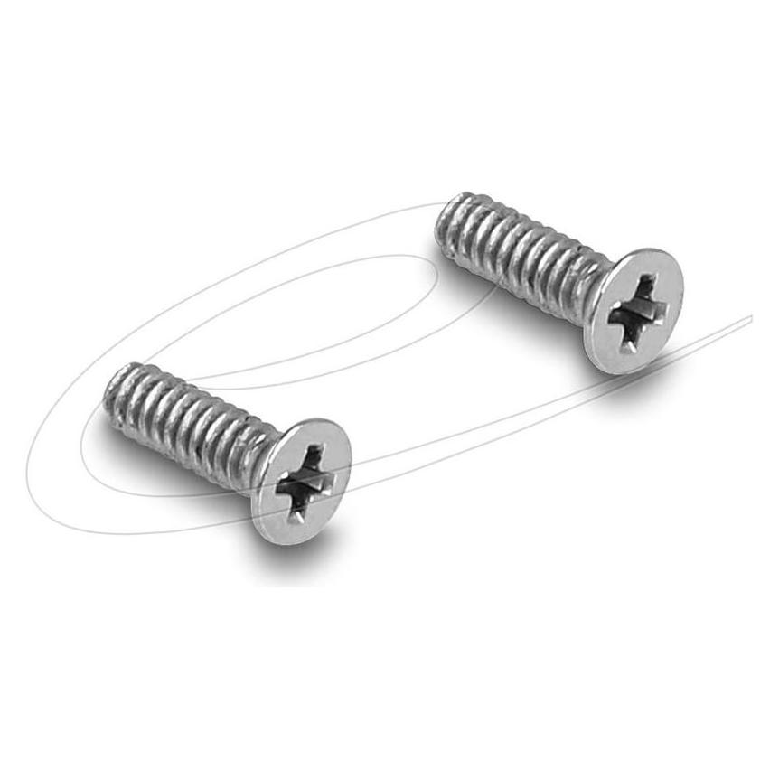 Delock Panel Mount LC Duplex LC Duplex zu LC Duplex Buchse silber / weiss / aqua (Keystone Modul) (90888)