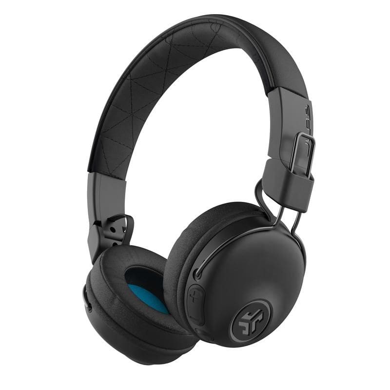 JLab Studio Wireless Ohraufliegender Bluetooth Kopfhörer kabelgebunden&kabellos (Schwarz) IEUHBASTUDIORBL